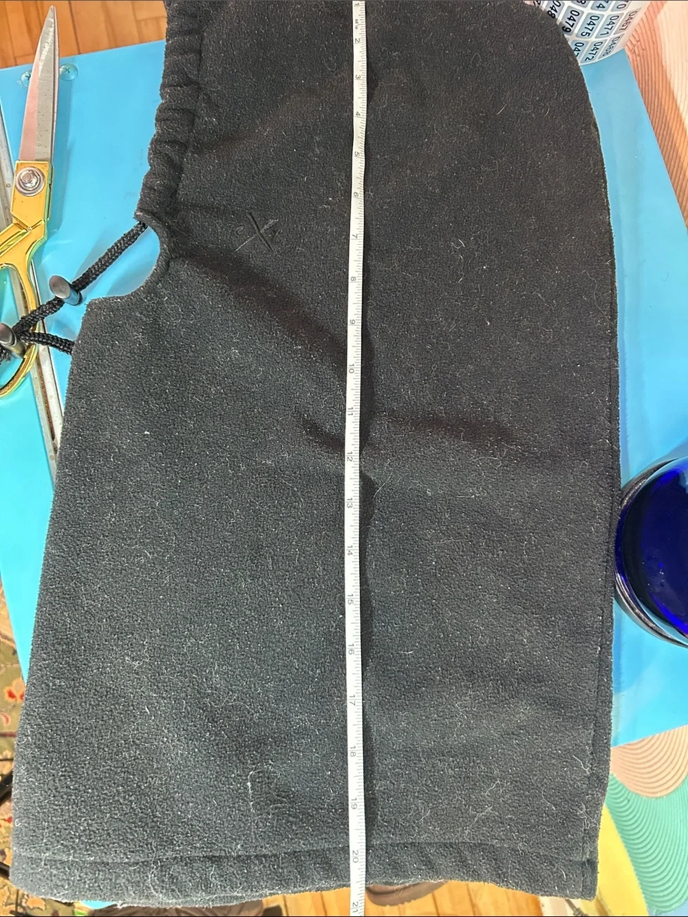 Crown Black Fleece Hooded Neck Gaiter
